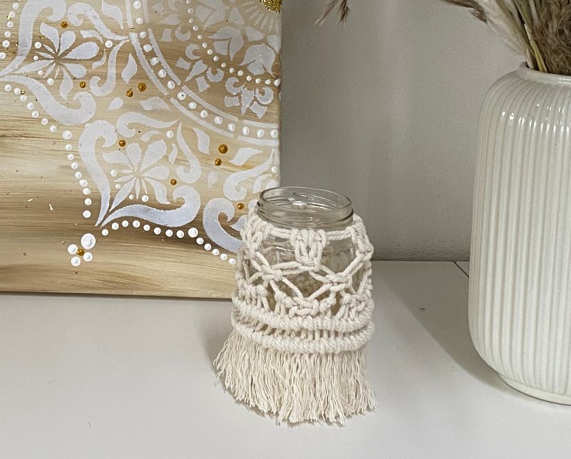 203 Macrame-Windlicht