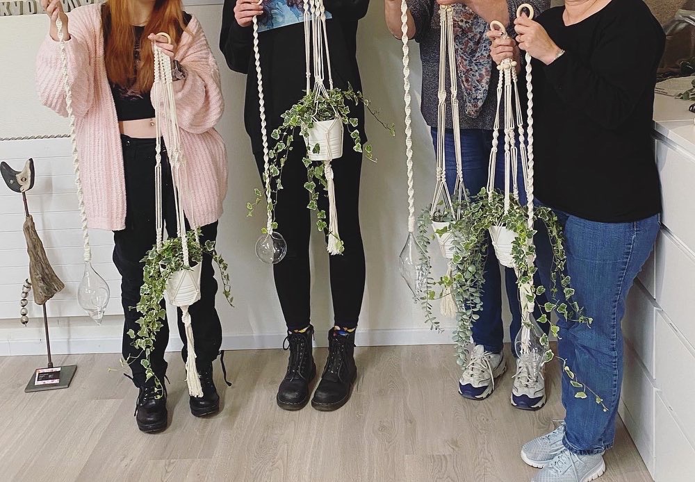 205 Macrame-Pflanzenhänger