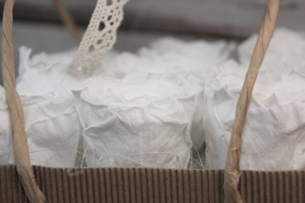 Flower-Bag / Rosenbox weiss – Bild 2
