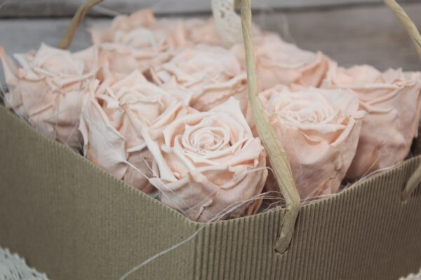 Flower-Bag / Rosenbox pfirsich – Bild 3