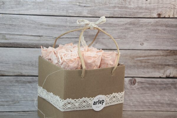 Flower-Bag / Rosenbox pfirsich – Bild 4