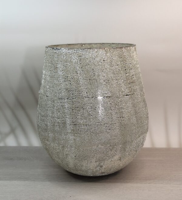 Windlichtglas gold – Bild 3