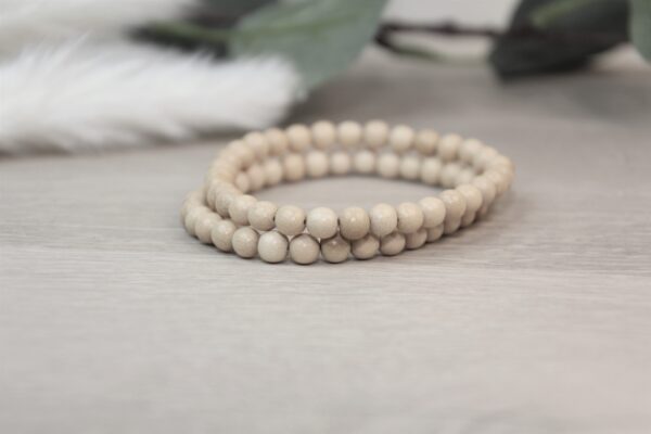 Armband weisses Holz