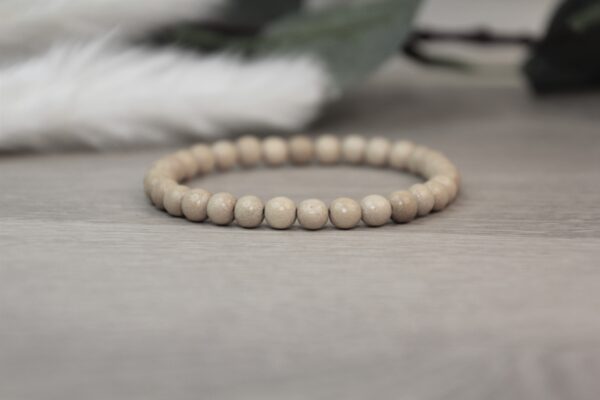 Armband weisses Holz – Bild 2