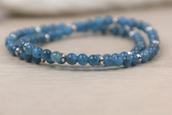 Armband Apatit poliert