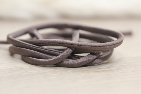 Arm-/Halsband braun Satin – Bild 2