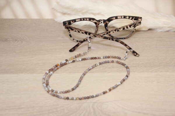 Brillenkette Botswana Achat – Bild 4