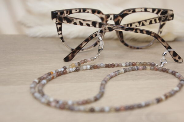Brillenkette Botswana Achat – Bild 2