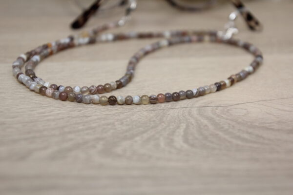 Brillenkette Botswana Achat