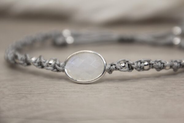 Armband Macrame Mondstein – Bild 3