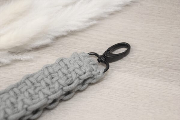Macrame Schlüsselanhänger breit – Bild 3