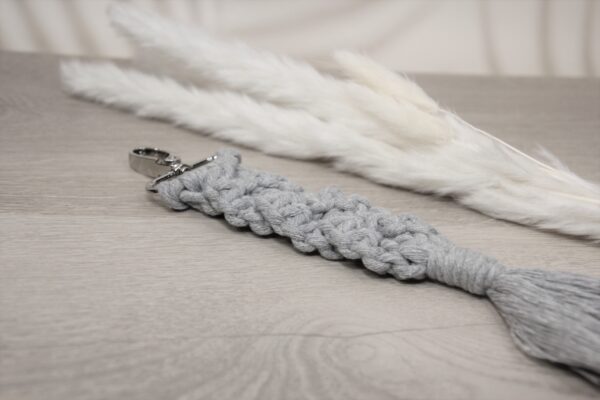 Macrame Schlüsselanhänger Zopf – Bild 4