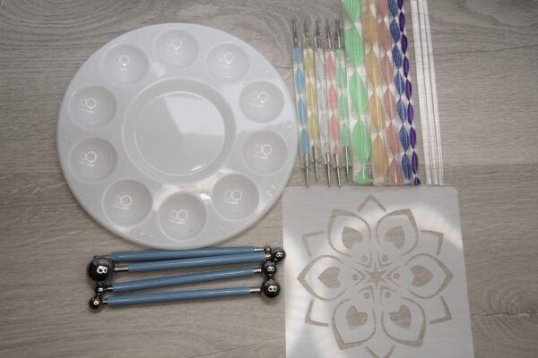 Mandala-Dotting Kugeln gross – Bild 2