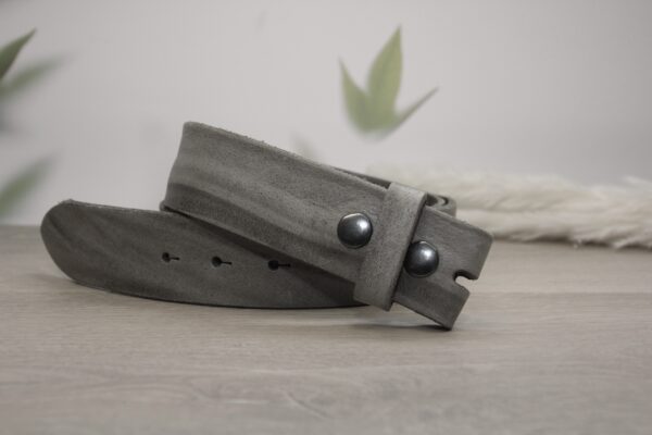 Ledergürtel AI-02 grey