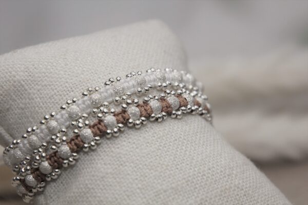 Armband Macrame Flower – Bild 4