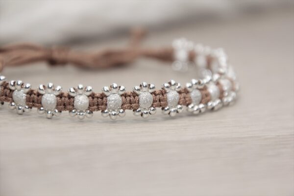 Armband Macrame Flower – Bild 3