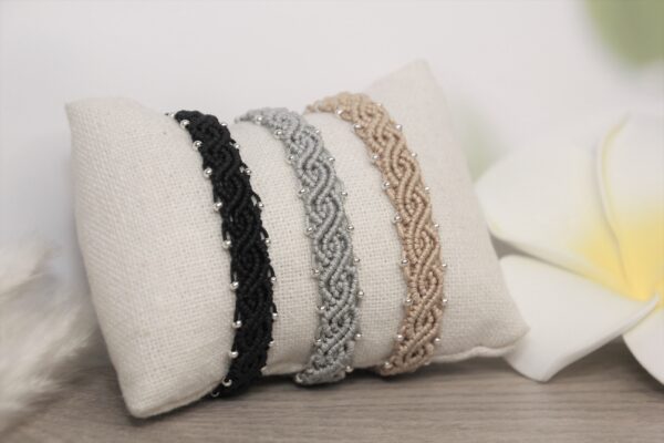 Armband Macrame Double-Diamond – Bild 9