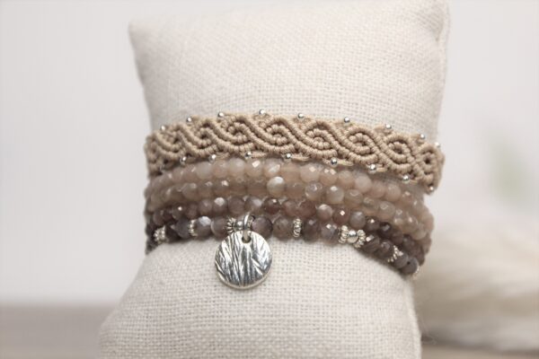 Armband Macrame Double-Diamond – Bild 8