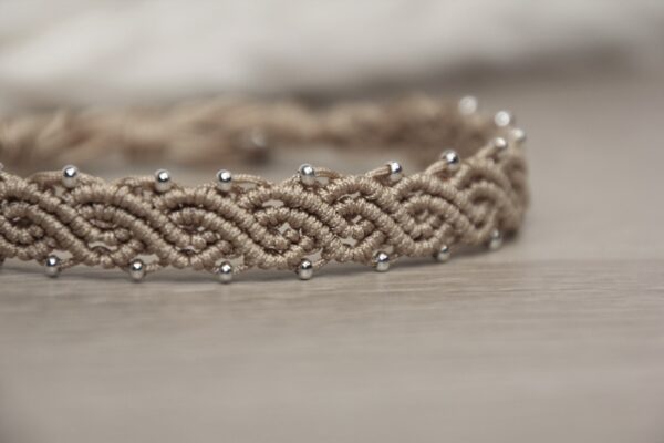 Armband Macrame Double-Diamond – Bild 3