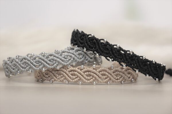 Armband Macrame Double-Diamond