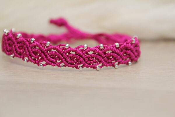 Armband Macrame Double-Diamond – Bild 2