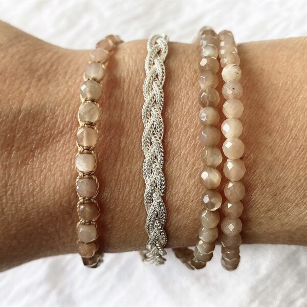Armband Moon Macrame