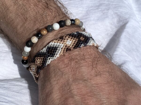 Armband Macrame Mens Bracelet Set – Bild 3