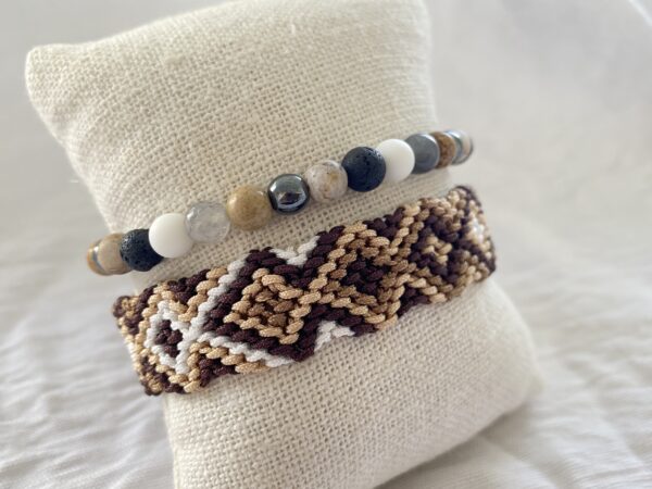 Armband Macrame Mens Bracelet Set – Bild 4