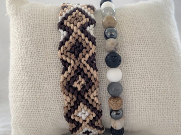 Armband Macrame Mens Bracelet Set – Bild 2