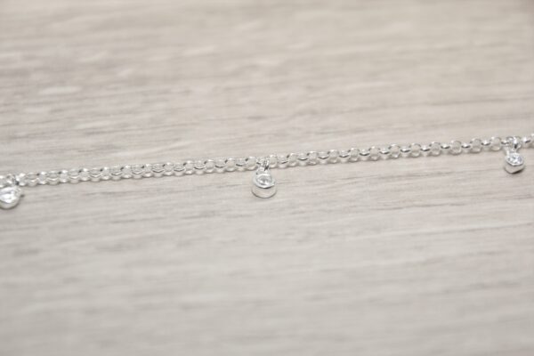 Fusskette Zirkonia – Bild 2