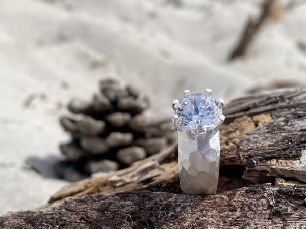 Fingerring Big Zirkonia – Bild 6