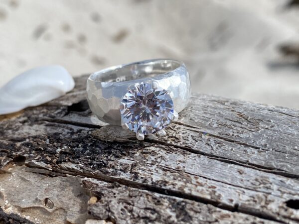 Fingerring Big Zirkonia – Bild 3