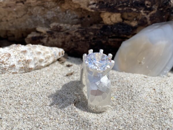 Fingerring Big Zirkonia – Bild 4