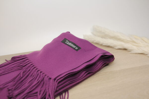 Schal violett – Bild 2