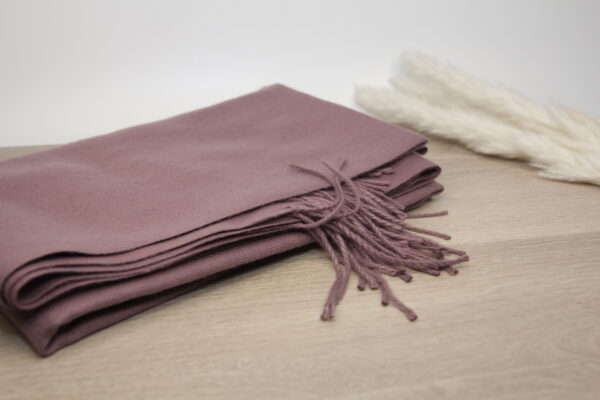 Schal aubergine