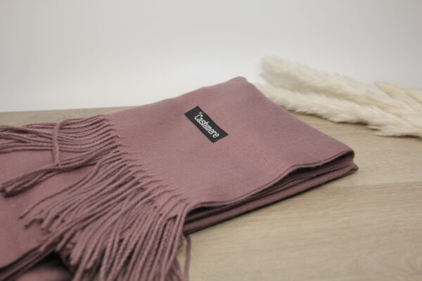 Schal aubergine – Bild 2