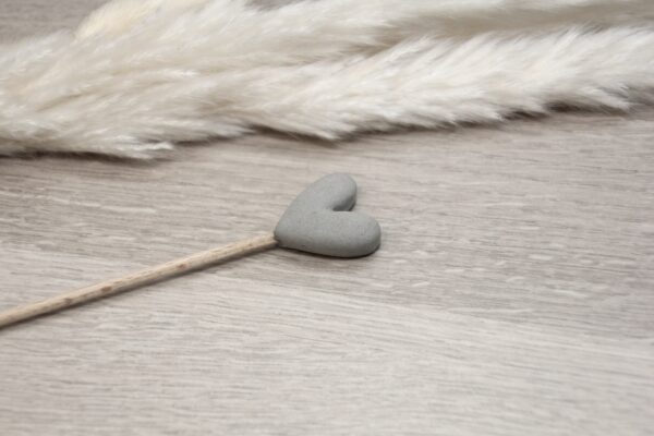 Beton Stecker herz klein-lang – Bild 4