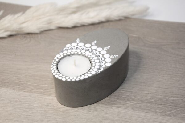 Teelichthalter oval – Bild 5