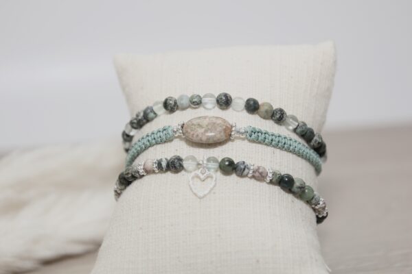 Armband Set grün – Bild 4