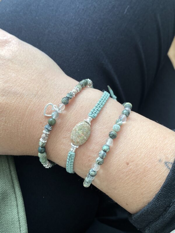 Armband Set grün – Bild 5