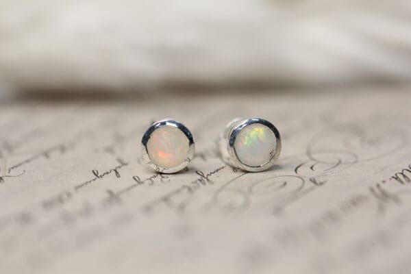 Ohrenringe Opal