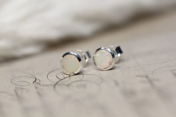 Ohrenringe Opal – Bild 2